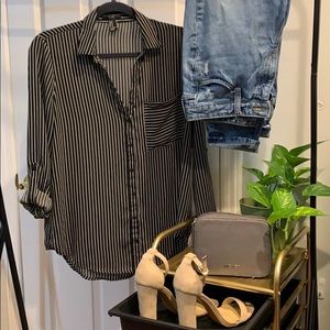 Block and White Blouse from Forever 21